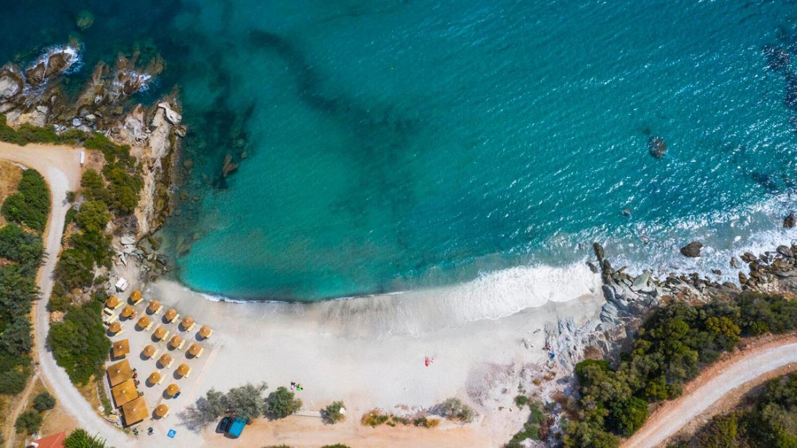 Aegean Beachfront Petriai Экстерьер фото