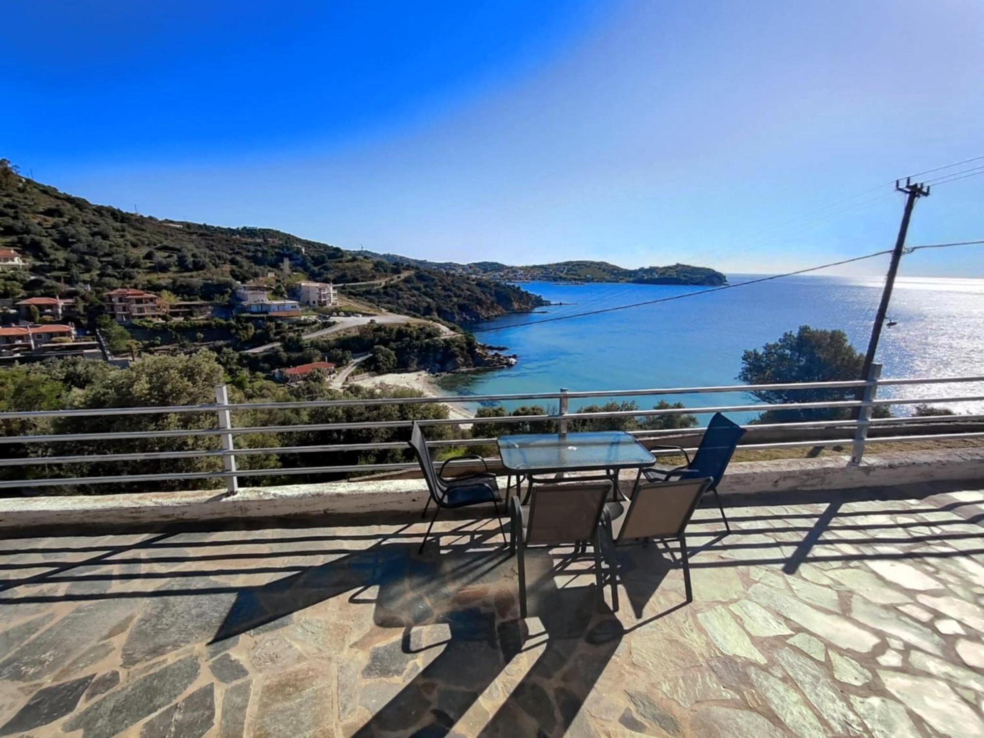Aegean Beachfront Petriai Экстерьер фото